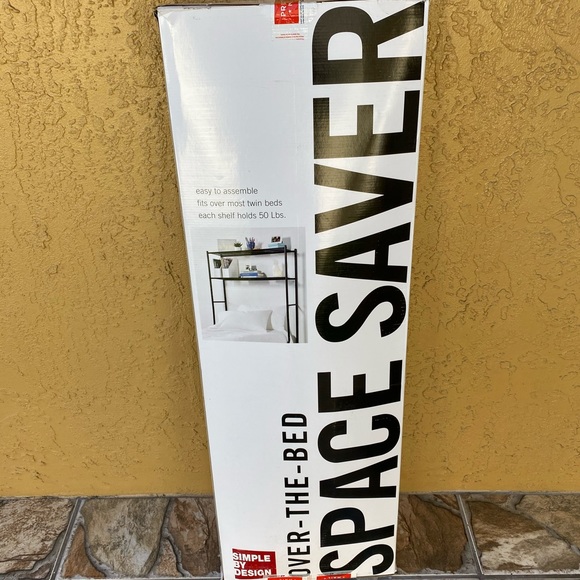 Brand New Over The Bed Twin Beds Metal Shelf - Picture 2 of 4